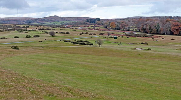 The 16th Green in the middle distance