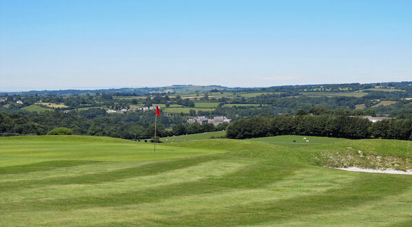 The 10th overlooking Mount Kelly 